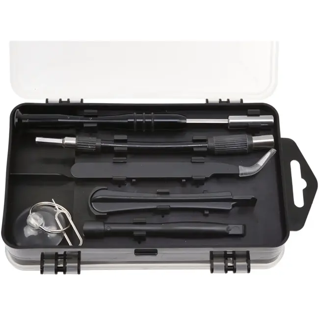 GEKO Precisie bitset - veelzijdig - 90-delig - magnetische handgreep - aluminium - flexibel