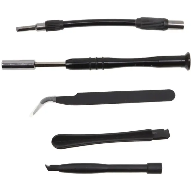 GEKO Precisie bitset - veelzijdig - 90-delig - magnetische handgreep - aluminium - flexibel