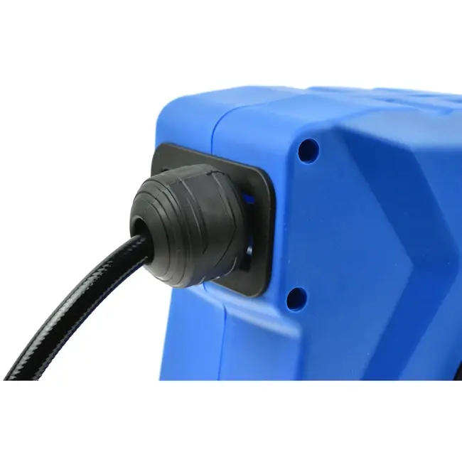 GEKO Luchtslanghaspel - 10m - Versterkt PVC - Hoge drukbestendigheid - Wandmontage mogelijk