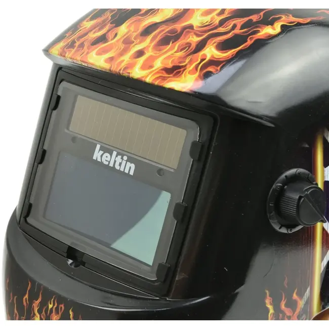 Keltin Automatisch verduisterend lasmasker - Vlammenontwerp - UV/IR-bescherming - Verstelbaar - Lichtgewicht