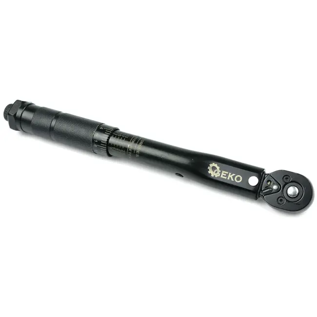 GEKO Dynamometrische sleutel - 5-25 Nm - CrV staal - 270 mm - zwart