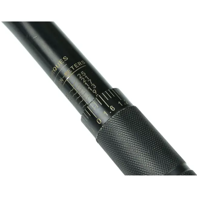 GEKO Dynamometrische sleutel - 5-25 Nm - CrV staal - 270 mm - zwart