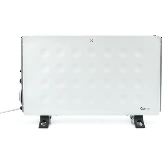 GEKO Convector kachel - Turbo & Timer - Vrijstaand of wandmontage - 2000W - Wit