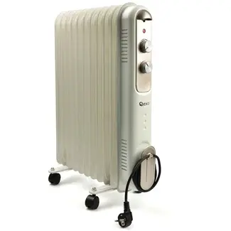 GEKO Oliegevulde radiator - 11 vinnen - 2500W - 3 standen - Veiligheidsfuncties
