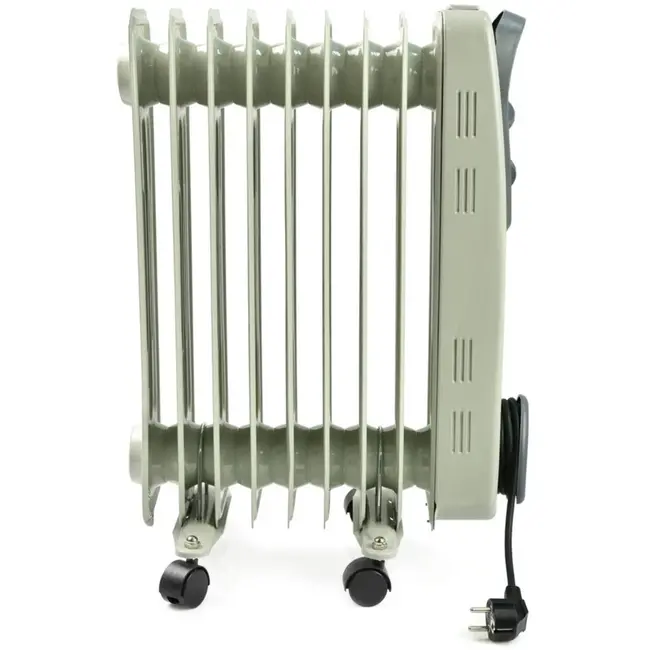 GEKO Oliegevulde radiator - 7 lamellen - 1500W - 3 standen - met thermostaat en oververhittingsbeveiliging