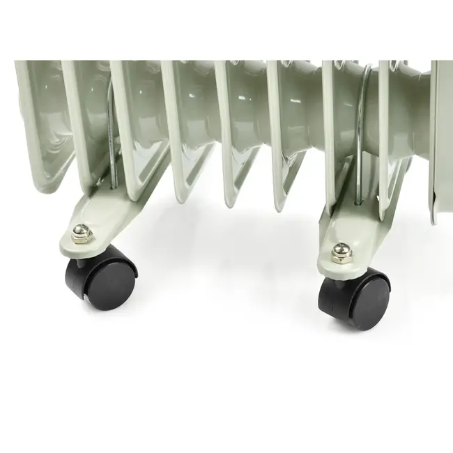 GEKO Oliegevulde radiator - 7 lamellen - 1500W - 3 standen - met thermostaat en oververhittingsbeveiliging