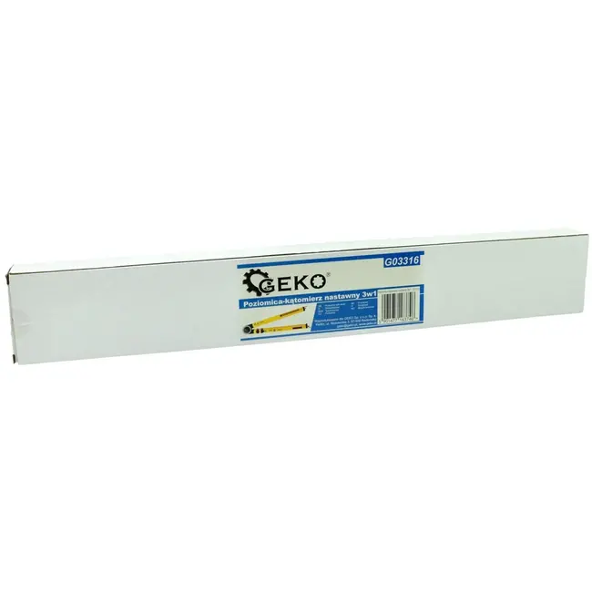 GEKO Hoekmeter waterpas - 3-in-1 functie - 50 cm - met libellen en meetarmen