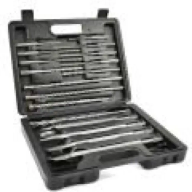 GEKO SDS-plus boor- en beitelset - 17-delig - voor beton en natuursteen