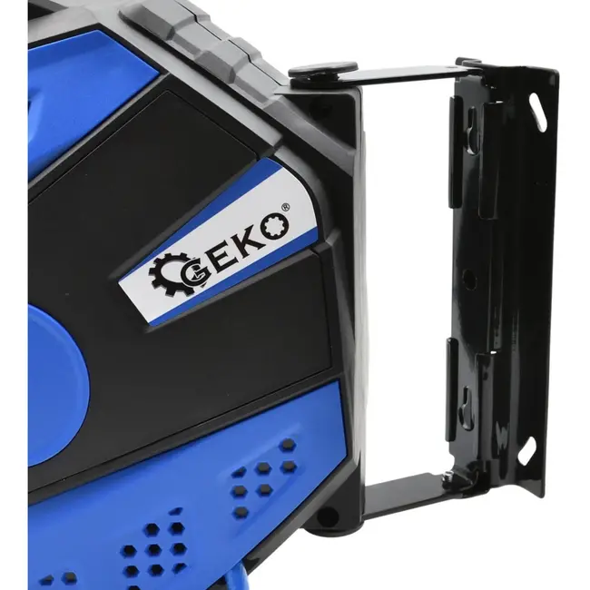 GEKO Luchtslang op haspel - 14m - Versterkt PVC - Hoge drukbestendigheid - Wandmontage mogelijk