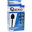 GEKO Opvouwbare multitool schep - 4-in-1 - compact en duurzaam - staal - 41 cm - zwart
