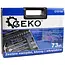GEKO Mechanics gereedschapsset - 73-delig - Chroom-Vanadium staal - Inclusief koffer