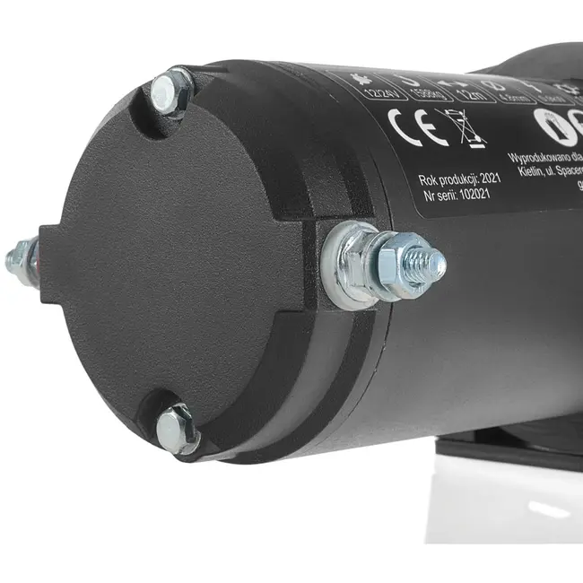 GEKO Elektrische lier - 12V - 1588 kg trekkracht - 12 m staalkabel - Off-road gebruik