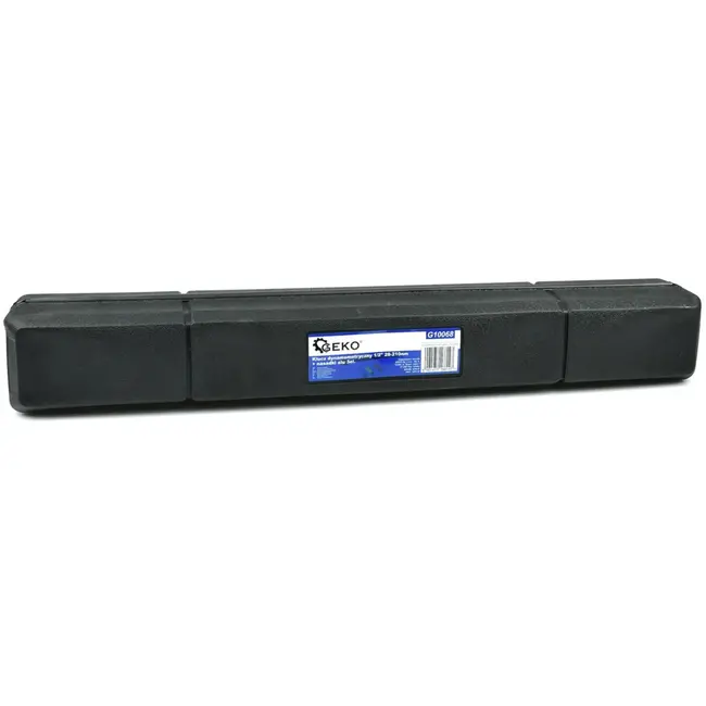 GEKO Dynamometrische sleutelset - 28-210 Nm - CrV staal - Inclusief impactdoppen - Zwart