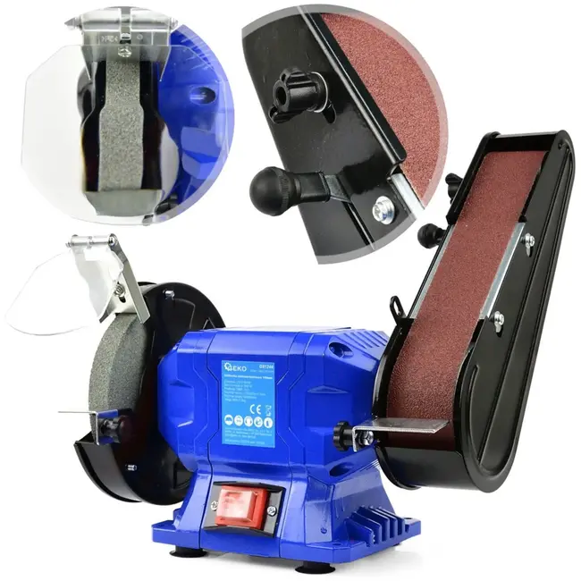 GEKO Tafelbandslijper - 250W motor - 150mm schijf - 50x686mm band