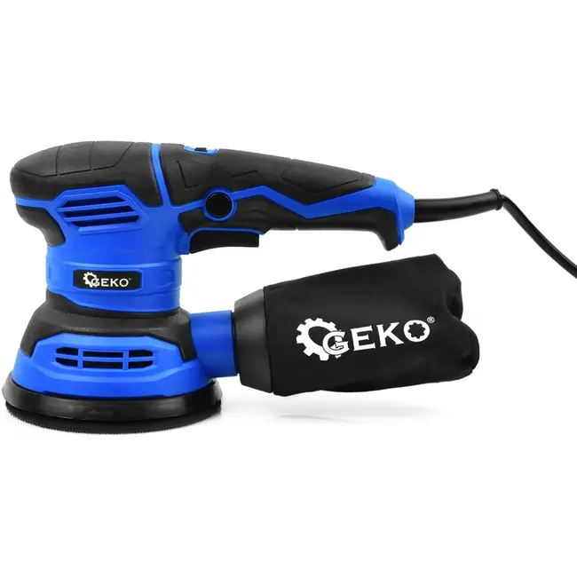 GEKO Rotatieschuurmachine - 125mm - Lichtgewicht - Stofafzuiging - 300W
