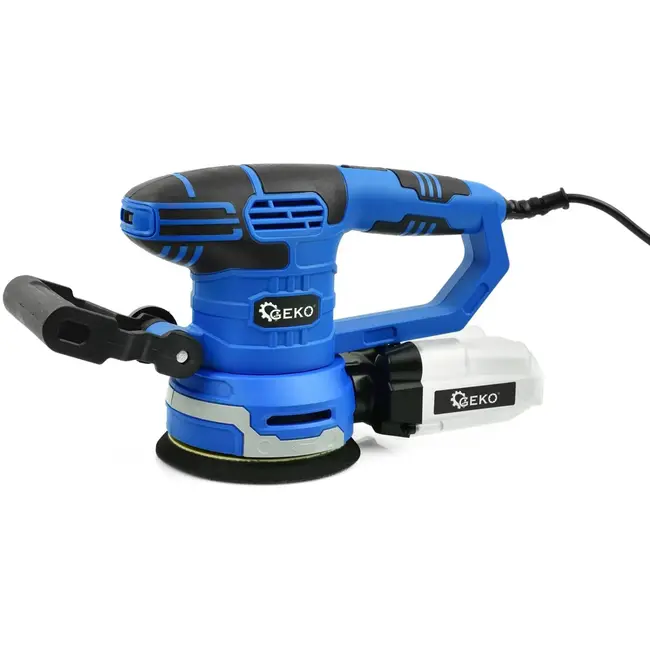 GEKO Rotatieschuurmachine - 125mm - 450W - Stofafzuiging - Antislipgreep