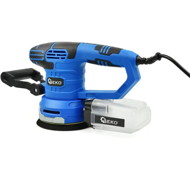 GEKO Rotatieschuurmachine - 125mm - 450W - Stofafzuiging - Antislipgreep