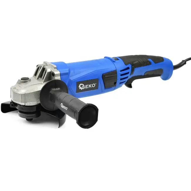 GEKO Hoekslijper 125mm - 1200W - Verstelbare Snelheid - Draaibare Handgreep - Antislip Grip