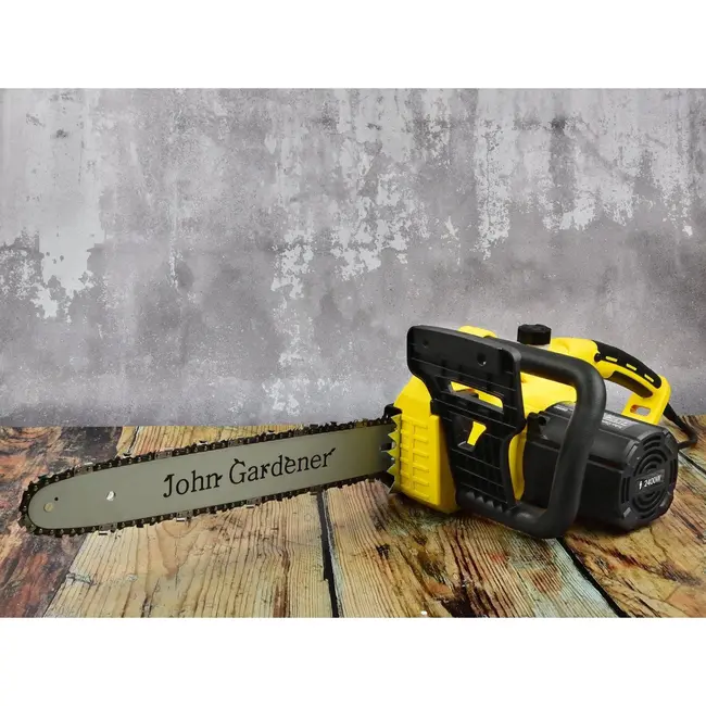 GEKO Elektrische kettingzaag - 2400W motor - 40 cm zaagblad - Veiligheidsrem - Binnengebruik geschikt