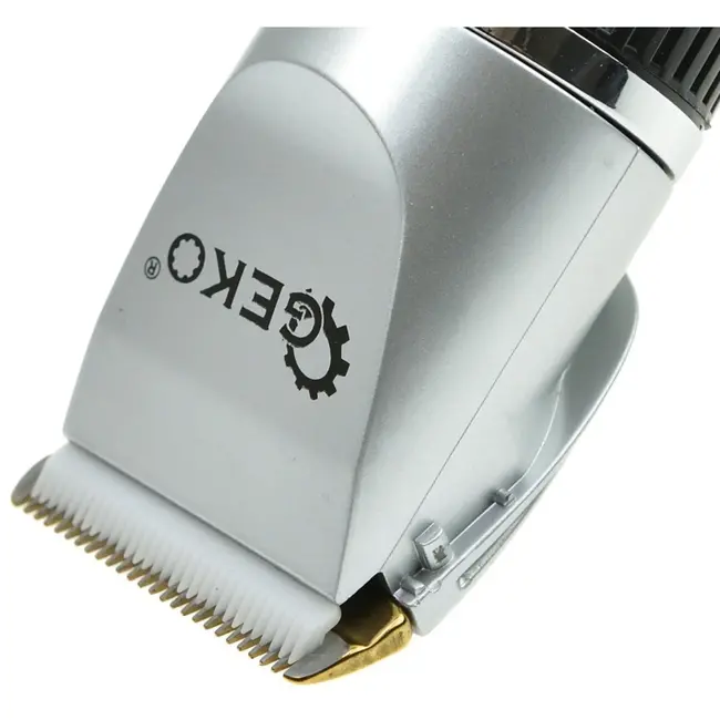 GEKO Draadloze dieren tondeuse - titanium en keramische messen - verstelbare snijlengte - 60 min gebruikstijd