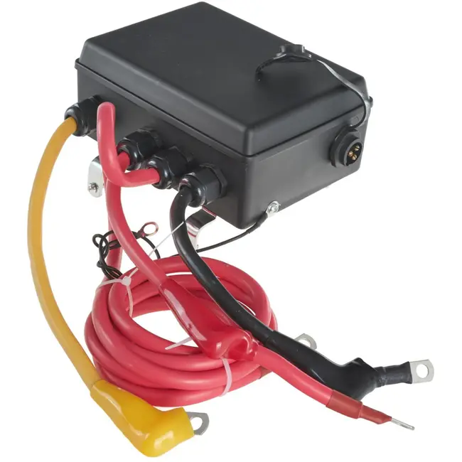 GEKO Elektrische lier - 12V - 5443 kg trekkracht - Automatische rem - 24m staalkabel