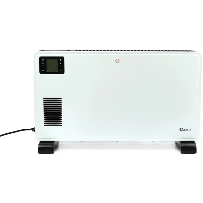 GEKO Convector kachel - LCD scherm - Afstandsbediening - Turbo functie - Wit