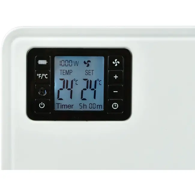 GEKO Convector kachel - LCD scherm - Afstandsbediening - Turbo functie - Wit