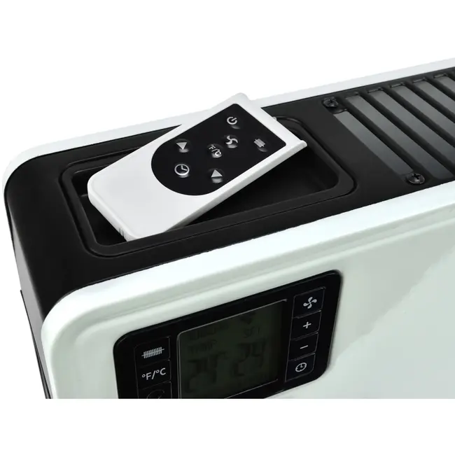 GEKO Convector kachel - LCD scherm - Afstandsbediening - Turbo functie - Wit