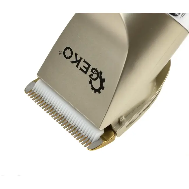 GEKO Hondentondeuse - Titanium Keramische Mes - 5 Snelheden - Inclusief 4 Opzetkammen - Draadloos Gebruik