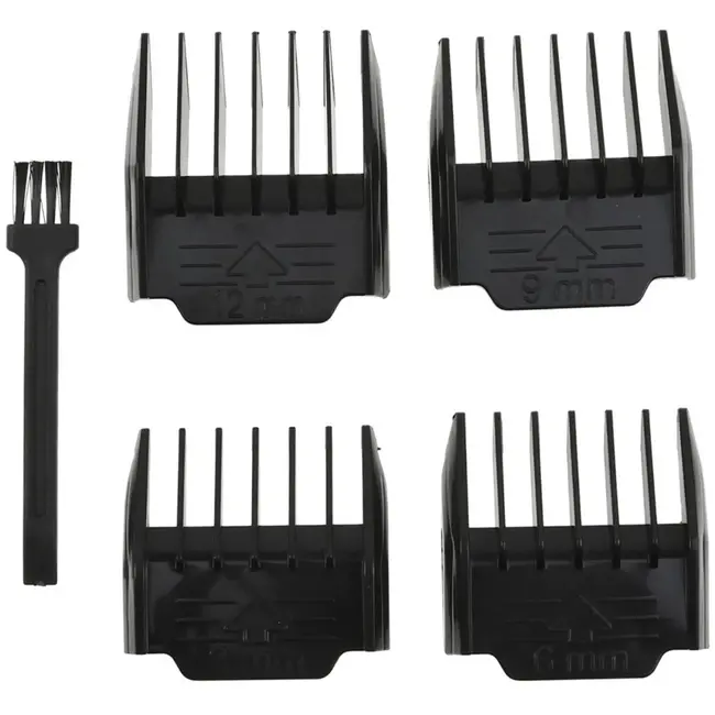 GEKO Hondentondeuse - Titanium Keramische Mes - 5 Snelheden - Inclusief 4 Opzetkammen - Draadloos Gebruik