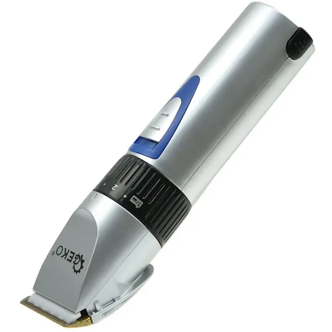 GEKO Draadloze huisdierentrimmer - keramisch en titanium - verstelbare snijlengte - met accessoires