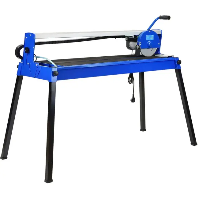 GEKO Tegelsnijder - Inductiemotor 800W - Nat en Droog Snijden - 920 mm - 200 mm Diamantzaagblad