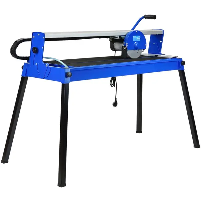 GEKO Tegelsnijder - Inductiemotor 800W - Nat en Droog Snijden - 920 mm - 200 mm Diamantzaagblad
