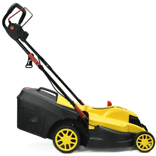 GEKO Elektrische grasmaaier - 38 cm maaibreedte - 1700W - 5 hoogtestanden - 40L opvangbak