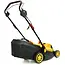 GEKO Elektrische grasmaaier - 38 cm maaibreedte - 1700W - 5 hoogtestanden - 40L opvangbak