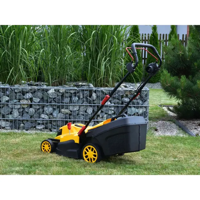 John Gardener Elektrische grasmaaier - 38 cm maaibreedte - 1700W - 5 hoogtestanden - 40L opvangbak