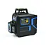 GEKO 3D laser waterpas - zelfnivellerend - 12 lijnen - groen - oplaadbaar - 30 m bereik