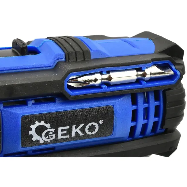 GEKO Accuboormachine - 21V - 2x 2Ah accu - Inclusief koffer en lader