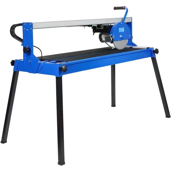 GEKO Tegelsnijder - Inductiemotor 1200W - Nat en droog snijden - 1020mm snijlengte - 250mm diamantblad