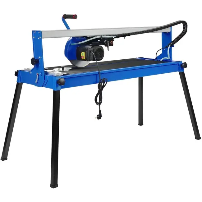 GEKO Tegelsnijder - Inductiemotor 1200W - Nat en droog snijden - 1020mm snijlengte - 250mm diamantblad