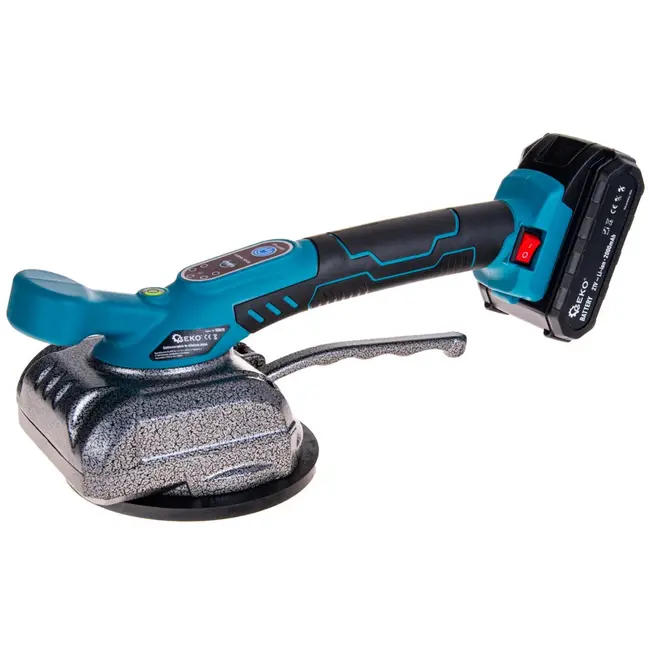 GEKO Tegeltrilplaat - Touchbediening - 5-traps Kracht - 21V - Inclusief 2 Accu's