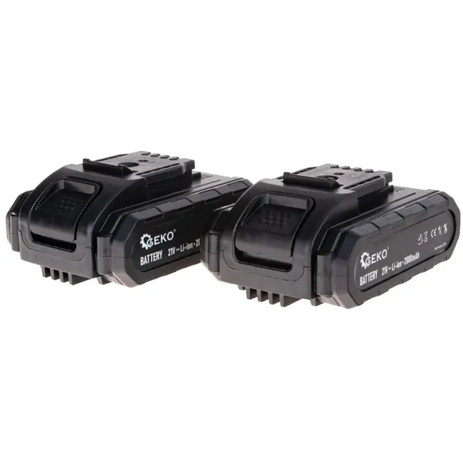 GEKO Tegeltrilplaat - Touchbediening - 5-traps Kracht - 21V - Inclusief 2 Accu's