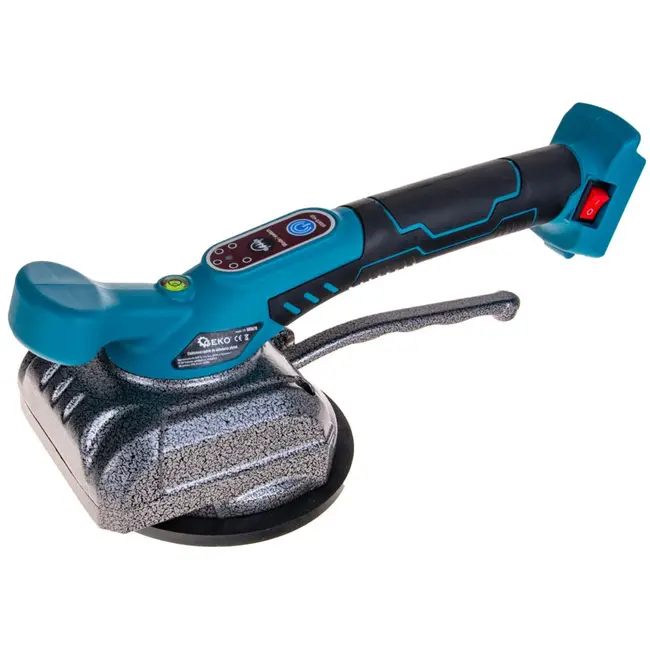 GEKO Tegeltrilplaat - Touchbediening - 5-traps Kracht - 21V - Inclusief 2 Accu's