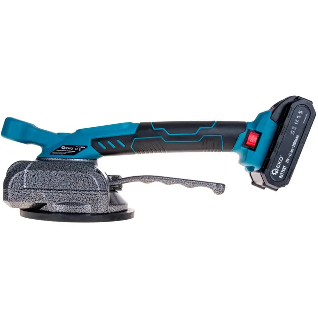 GEKO Tegeltrilplaat - Touchbediening - 5-traps Kracht - 21V - Inclusief 2 Accu's