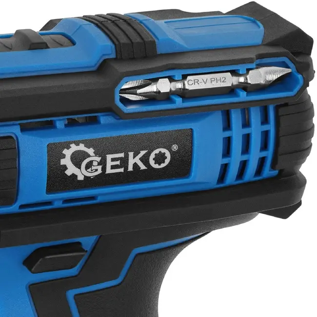 GEKO Accu boormachine met slagfunctie - 21V - 2 accu's - Compact en krachtig