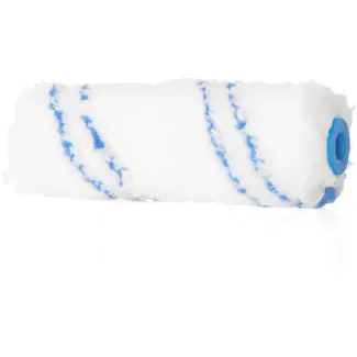 GEKO Microvezel verfroller - 10 cm - Voor gladde oppervlakken - Geschikt voor dunne verfsoorten