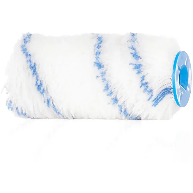 GEKO Verfroller - polyacryl - blauw draad - 10 cm - 30 mm