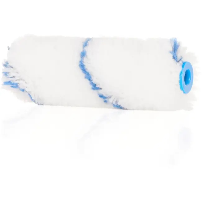 GEKO Verfroller - polyacryl - blauw draad - 10 cm - 18 mm