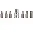 GEKO Torx bitset - 7-delig - S2 staal - T25-T55 - Inclusief adapter