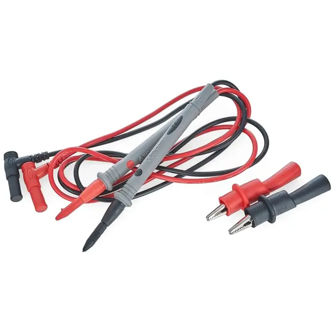 GEKO Universele meetkabels - 106 cm - Inclusief krokodillenklemmen - Voor nauwkeurige metingen